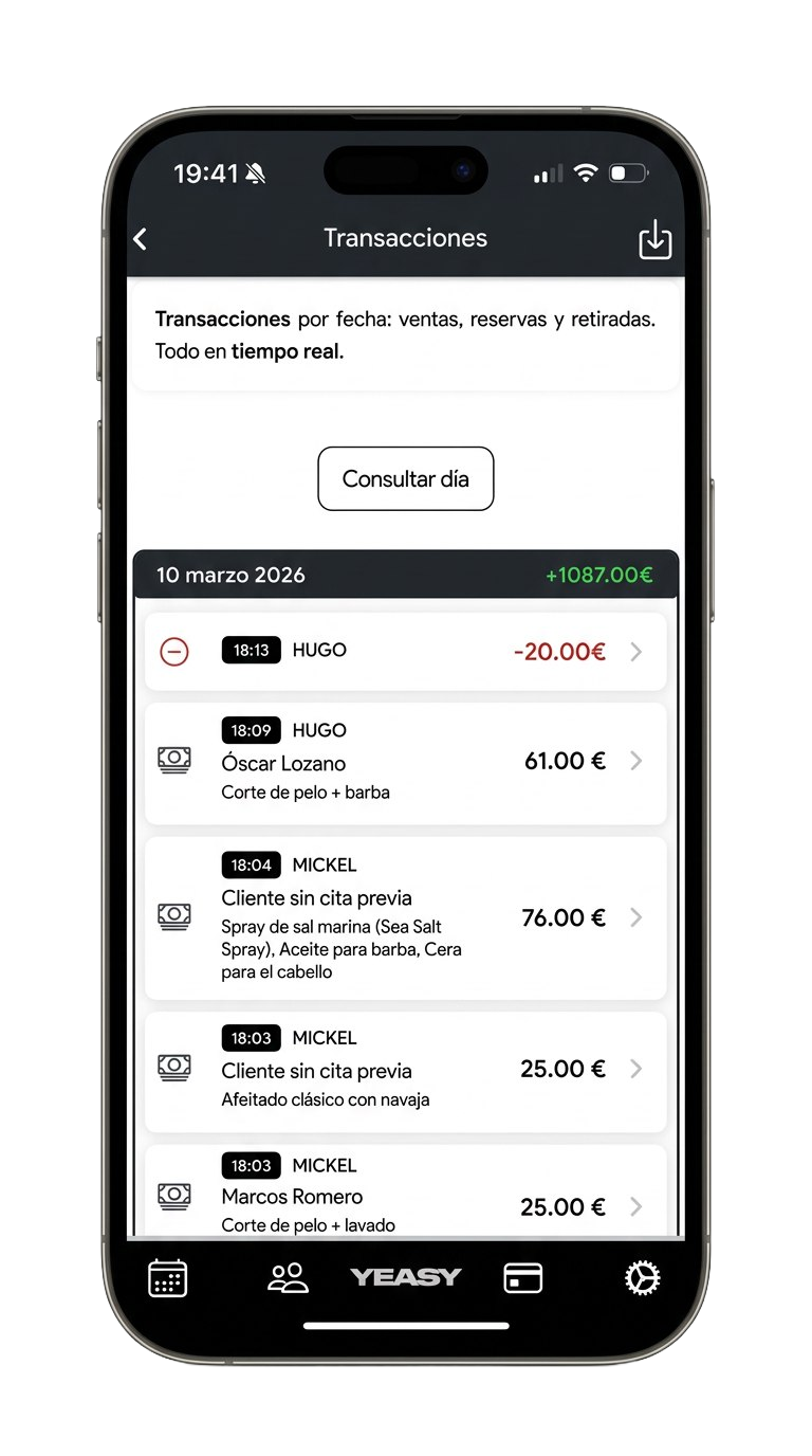 Control de cobros